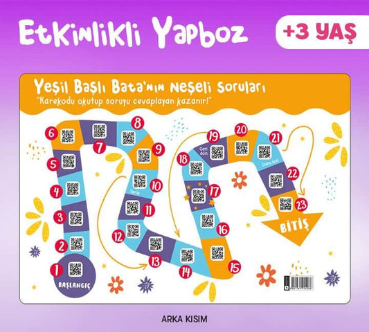 Yeşil Başlı Bata ve Arkadaşları Derste +3 Yaş | Etkinlikli Yapboz | puzzle 