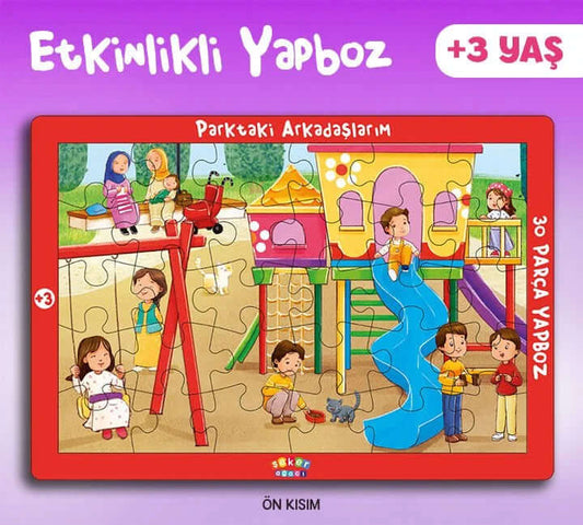 Parktaki Arkadaşlarım +3 Yaş | Etkinlikli Yapboz | puzzle 