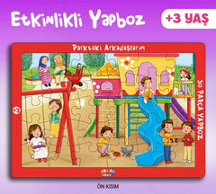 Parktaki Arkadaşlarım +3 Yaş | Etkinlikli Yapboz | Puzzle