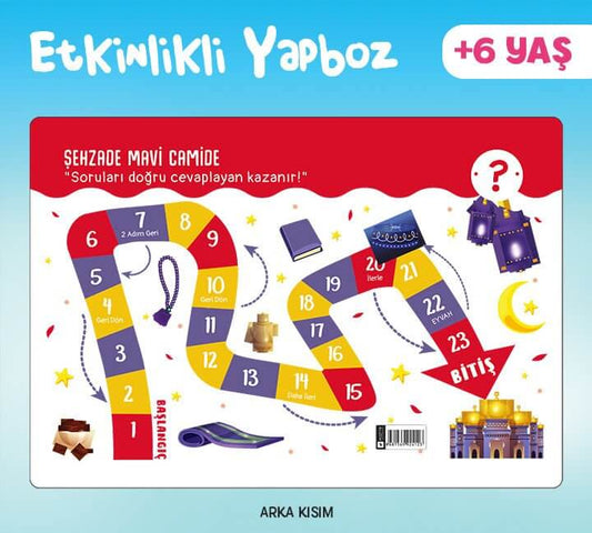 Şehzade Mavi Camide +6 Yaş | Etkinlikli Yapboz | puzzle 