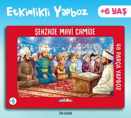 Şehzade Mavi Camide +6 Yaş | Etkinlikli Yapboz | puzzle 