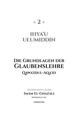 IHYA'U ULUMIDDIN (TEIL 2) | DIE GRUNDLAGEN DER GLAUBENSLEHRE | QAWAIDUL-AQAID