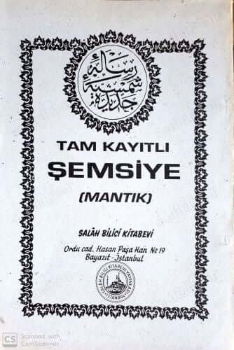 TAM KAYITLI ŞEMSİYE ( MANTIK )