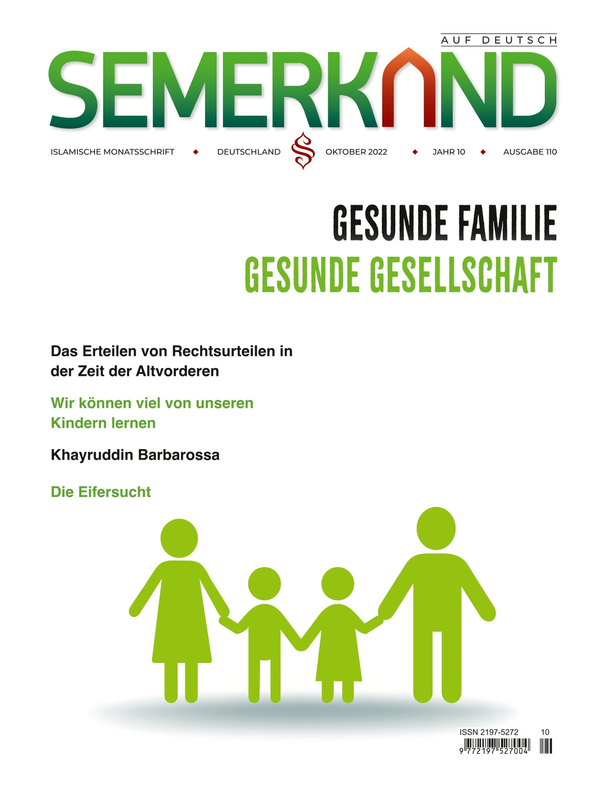 Semerkand Zeitschrift - Oktober 2022 Ausgabe (Digital)