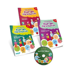 Adım Adım Kuran Öğreniyorum 3 Kitap+1 Dvd | Öznur Yavaş | Nevin Karataş