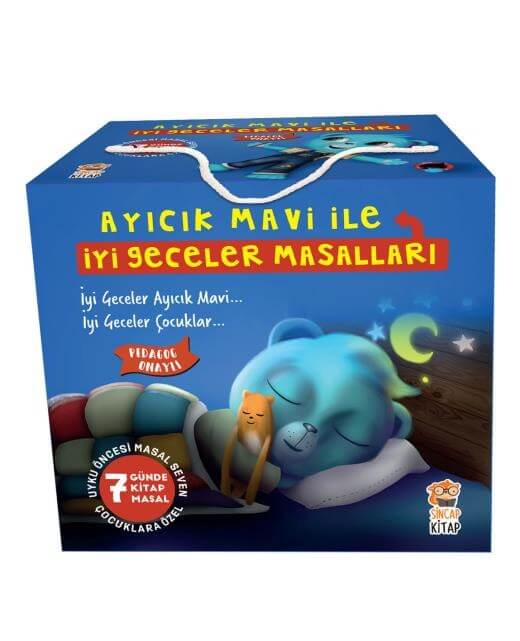 Ayıcık Mavi İle İyi Geceler Masalları Set I 7 Kitap