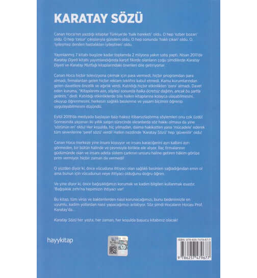 Karatay Sözü - Her yaşta Her zamanda Her koşulda Bağışıklık Zırhımız