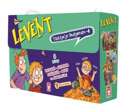 Levent Türkiye'yi Geziyorum 4 Set - (5 Kitap)